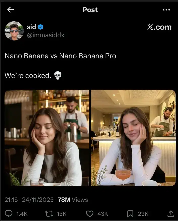 Nano Banana vs Nano Banana Pro